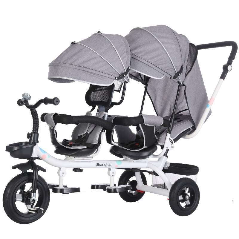 Multifunction Baby Twin Trolley Three Wheel Stroller Double Tricycle Trolley Rotating Swivel Seat Pushchair Buggies
Multifunction Baby Twin Trolley Three Wheel Stroller Double Tricycle Trolley Rotating Swivel Seat Pushchair Buggies
