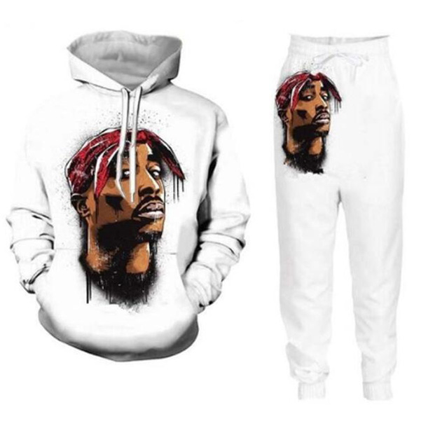 New Men/Womens Tupac 2Pac Funny 3D Print Fashion Tracksuits Hip Hop Pants + Hoodies MF021, Gray
New Men/Womens Tupac 2Pac Funny 3D Print Fashion Tracksuits Hip Hop Pants + Hoodies MF021, Gray