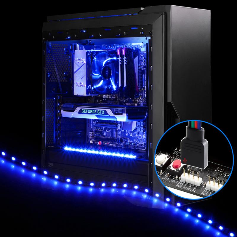 Strips 12V RGB 4pin LED Headers Strip Light ADD_Header SMD PC Case Decor Backlight,RGB Motherboard Control Panel Change Colors
Strips 12V RGB 4pin LED Headers Strip Light ADD_Header SMD PC Case Decor Backlight,RGB Motherboard Control Panel Change Colors