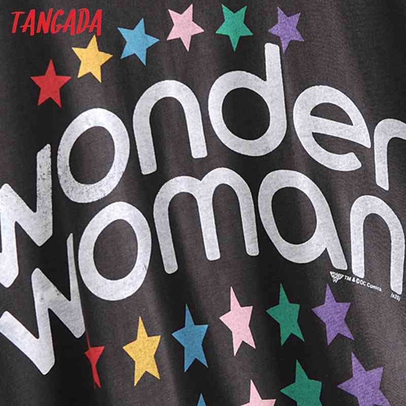 Women Star Print Crop Cotton T Short Sleeve Summer Ladies Casual Tee Shirt Street Wear Top 4D06 210416