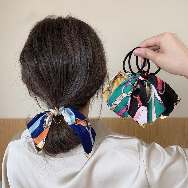 Hair Accessories Ponytail Holder Hairband Bohemia Silk Scrunchy Girls Ties Bows Women Christmas
Hair Accessories Ponytail Holder Hairband Bohemia Silk Scrunchy Girls Ties Bows Women Christmas