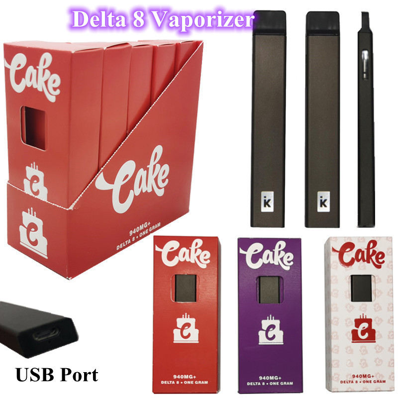 Disposable CAKE Vape Pens Full Gram Pods for Delta 8 Rechargeable 270 mAh Vape Battery Empty Ceramic Carts starter kit Bottom USB port Disposables E-cigarette with box
Disposable CAKE Vape Pens Full Gram Pods for Delta 8 Rechargeable 270 mAh Vape Battery Empty Ceramic Carts starter kit Bottom USB port Disposables E-cigarette with box