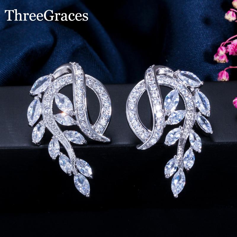 Stud ThreeGraces Elegant Cubic Zirconia Jewelry White CZ Stone Romantic Marquise Drop Bridal Party Earrings For Women ER298, Golden;silver
Stud ThreeGraces Elegant Cubic Zirconia Jewelry White CZ Stone Romantic Marquise Drop Bridal Party Earrings For Women ER298, Golden;silver