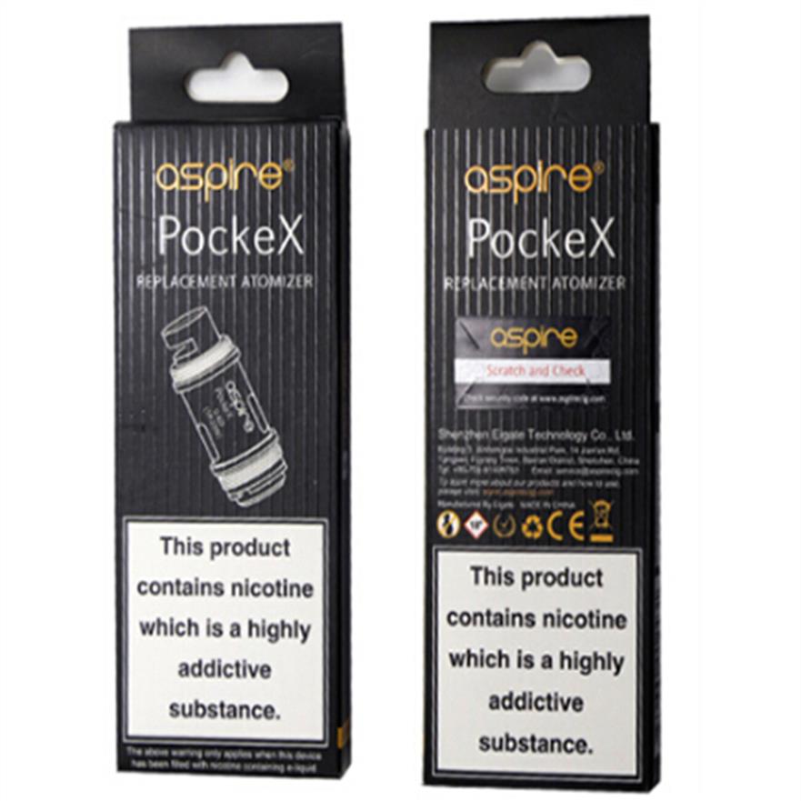 Aspire PockeX Coil 0.6ohm SS316 U-Tech Clapton Coils Replacement For Vape Pen Aspires Pocke Pocket AIO istick Kit cigarettes In stocka26
Aspire PockeX Coil 0.6ohm SS316 U-Tech Clapton Coils Replacement For Vape Pen Aspires Pocke Pocket AIO istick Kit cigarettes In stocka26
