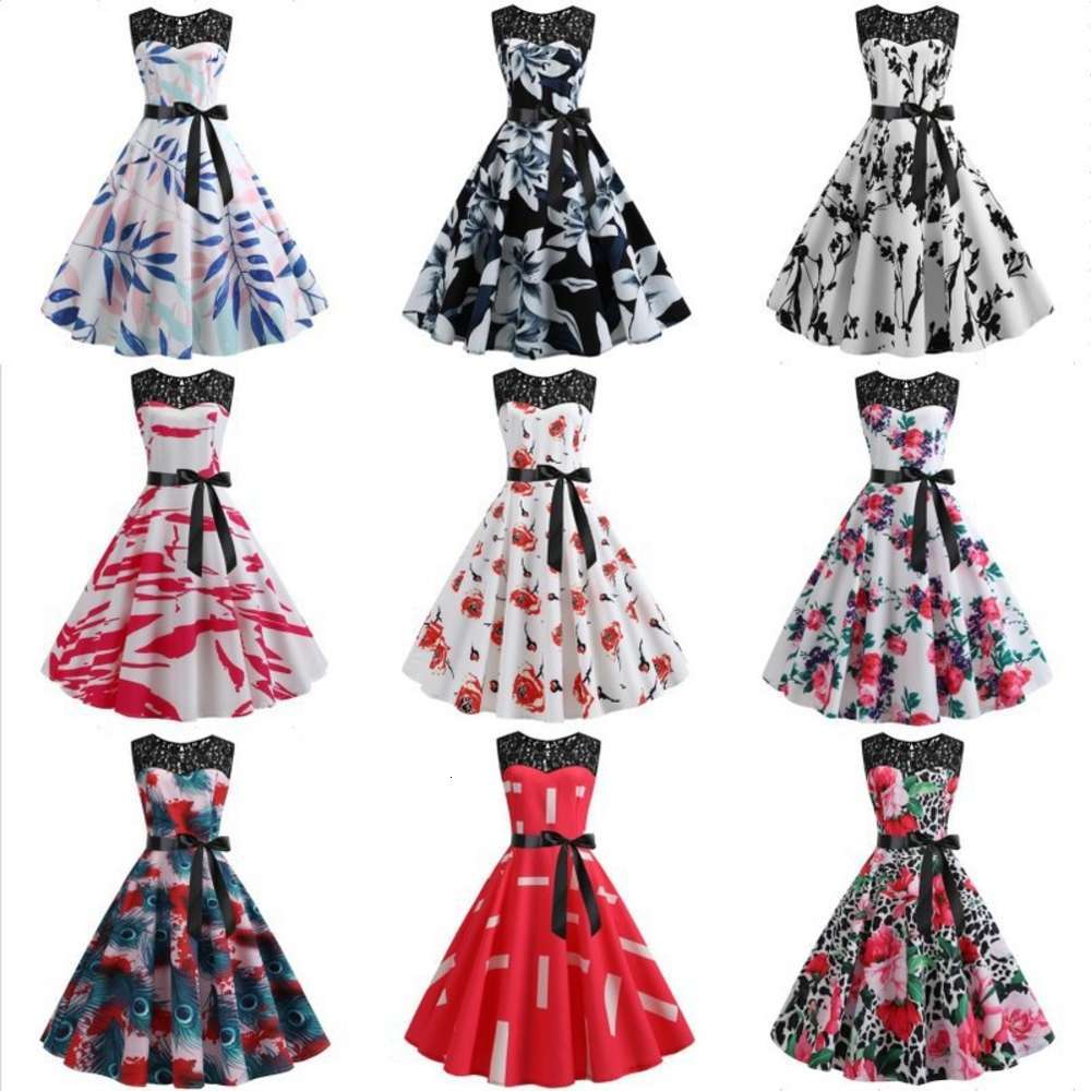 Casual Dresses summer print sleevels lace patchwork drs in 9 colors, Cc5251 picture color
Casual Dresses summer print sleevels lace patchwork drs in 9 colors, Cc5251 picture color
