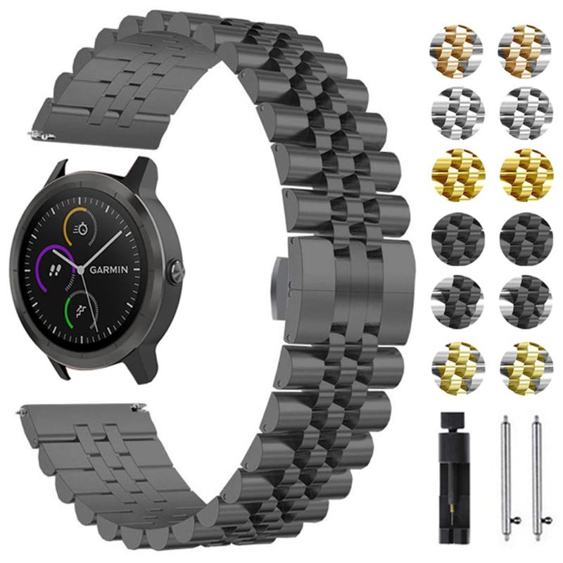 Watch Bands Metal Watchbands For Garmin Venu 245 645 GarminMove 3 GarminActive S Vivoactive 4 Band Strap Stainless Steel Bracelet 20mm 22mm
Watch Bands Metal Watchbands For Garmin Venu 245 645 GarminMove 3 GarminActive S Vivoactive 4 Band Strap Stainless Steel Bracelet 20mm 22mm