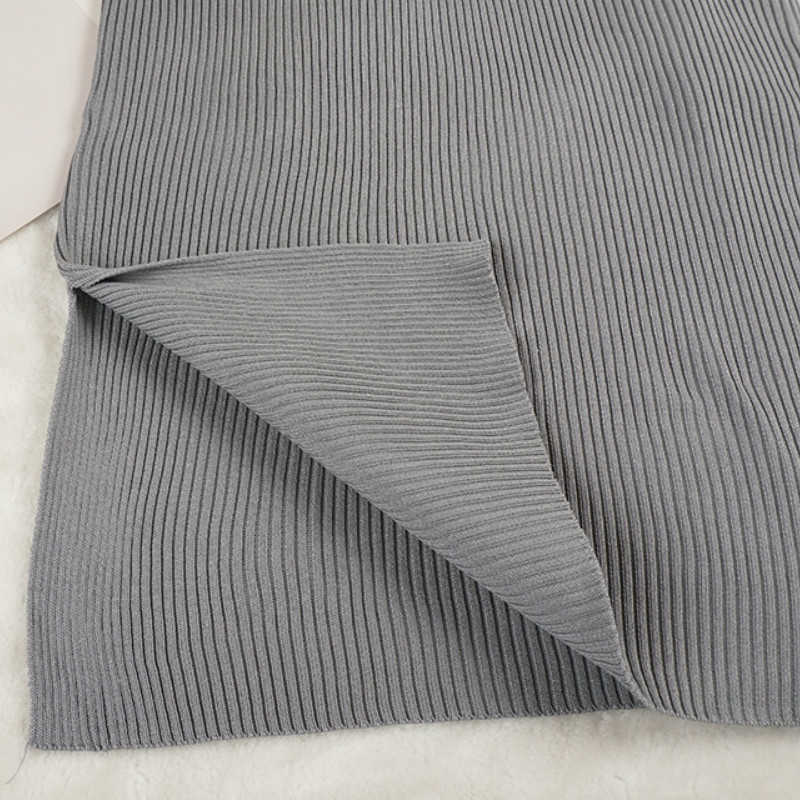 Women Spaghetti Strap Dresses Split V-Neck Lace Patchwork Knitted Ladies Sleeveless Bodycon Tank Vestidos P022 210623