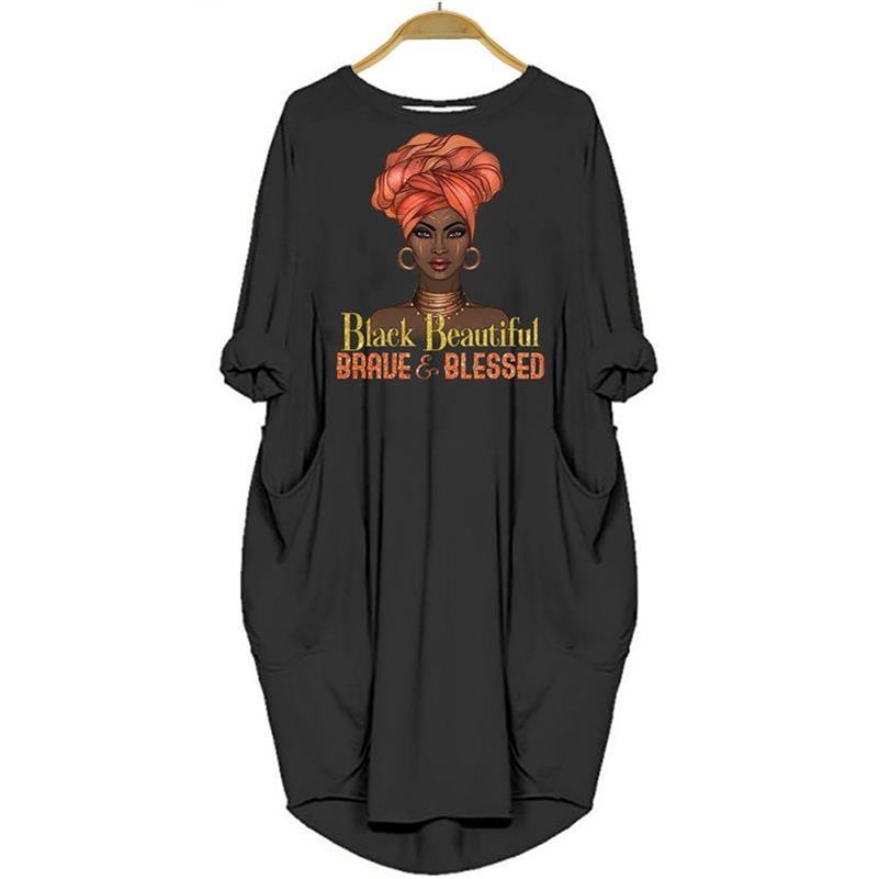 New Fashion T-Shirt For Women Pocket Black beautiful Letters Print TShirt Harajuku Punk Cute Cropped Funny Camiseta Woman 210406