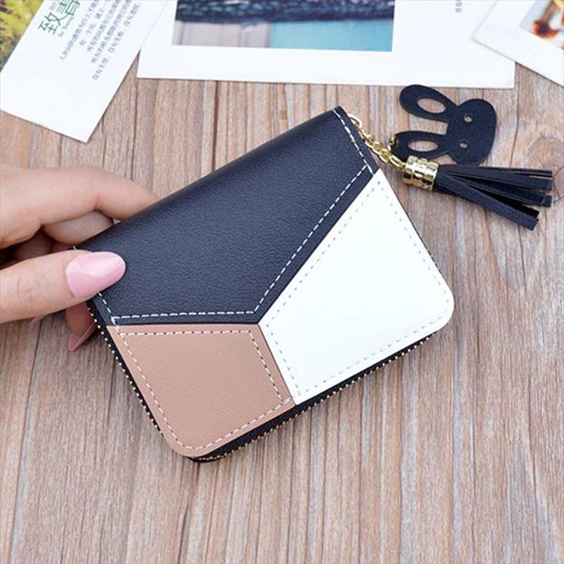 leather wallet women short zipper ladies purse money bag coin pocket patchwork wallets clutch card holder w055, Red;black
leather wallet women short zipper ladies purse money bag coin pocket patchwork wallets clutch card holder w055, Red;black