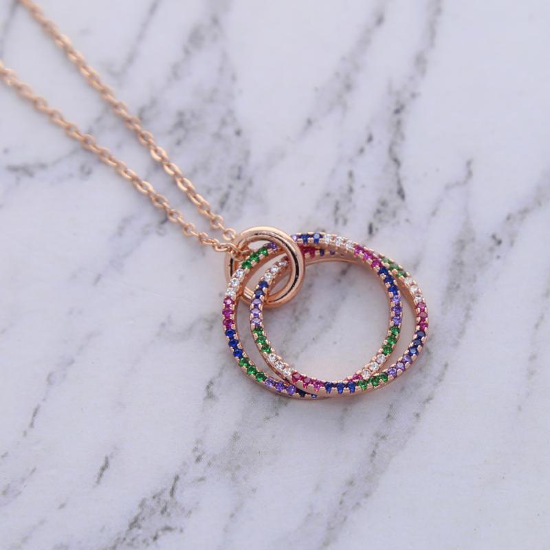 Earrings & Necklace Trendy Colorful Hollow Circle Pendant Pave Rainbow 5a Cubic Zirconia Floating Jewelry For Girls Set, As pic
Earrings & Necklace Trendy Colorful Hollow Circle Pendant Pave Rainbow 5a Cubic Zirconia Floating Jewelry For Girls Set, As pic