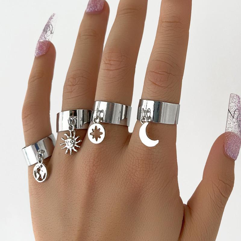 Cluster Rings Fashion Smooth Star Moon Map Set Punk Finger For Women Jewelry Accessories
Cluster Rings Fashion Smooth Star Moon Map Set Punk Finger For Women Jewelry Accessories