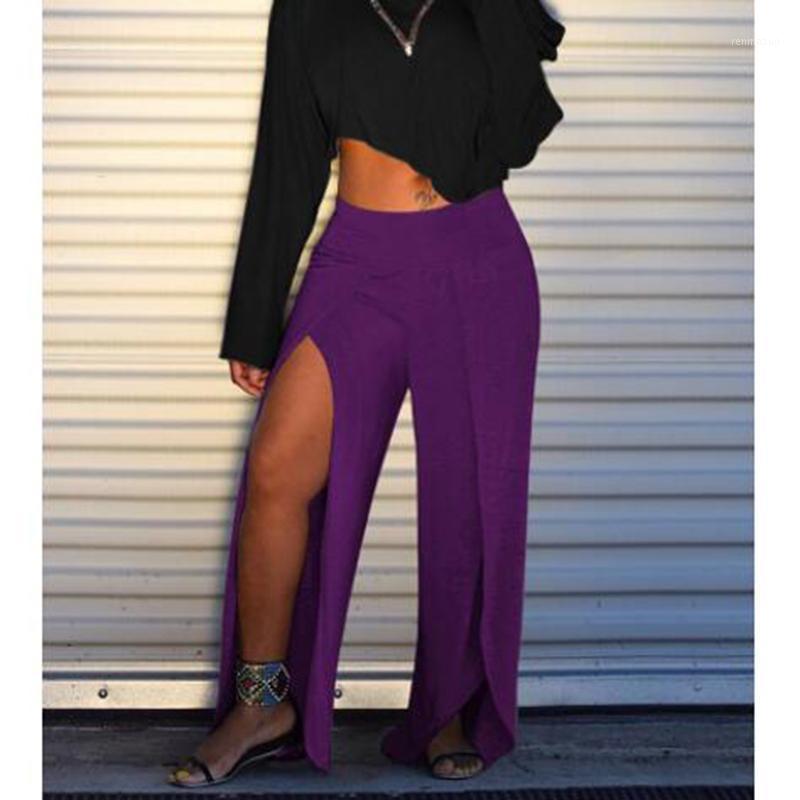 Women's Pants & Capris High Slit Wide Leg Women Sexy One Split Long Trousers Casua Loose Waist Pantalones Mujer Summer 2021, Black;white
Women's Pants & Capris High Slit Wide Leg Women Sexy One Split Long Trousers Casua Loose Waist Pantalones Mujer Summer 2021, Black;white
