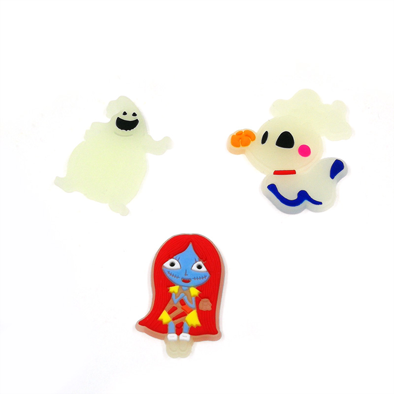MOQ=20pcs + Halloween glow luminous shoe charms wholesale jibitz for croc soft rubber PVC charm accessories promotional gift plastic ornaments glowing up in the dark
MOQ=20pcs + Halloween glow luminous shoe charms wholesale jibitz for croc soft rubber PVC charm accessories promotional gift plastic ornaments glowing up in the dark
