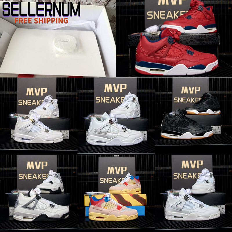 New Top Cream Sail Black Cat White Cement Men Women Jumpman 4 4s Basketball Cactus Jack Mens Trainers Sport Shoes Size36-46, Double box
New Top Cream Sail Black Cat White Cement Men Women Jumpman 4 4s Basketball Cactus Jack Mens Trainers Sport Shoes Size36-46, Double box