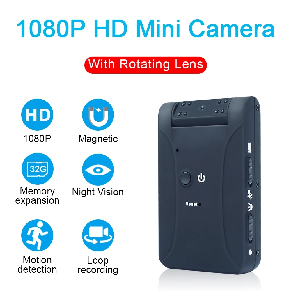 Camera Camcorder With Motion Detection Night Vision Mini Outdoor DV Voice Video Recorder HD 1080P Micro Cam