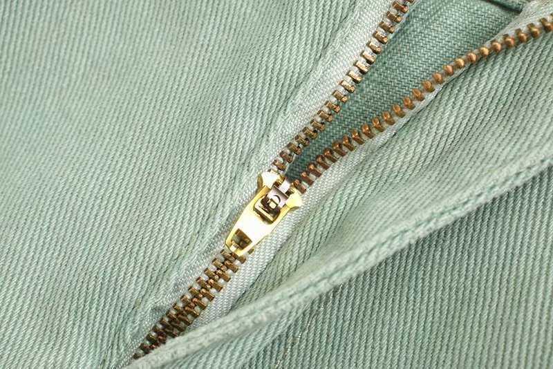 catonATOZ 2248 Women's Cargo Pants Green Pleated Mom Jeans High Waist Loose Harem Boyfriend Casual Trousers 210922