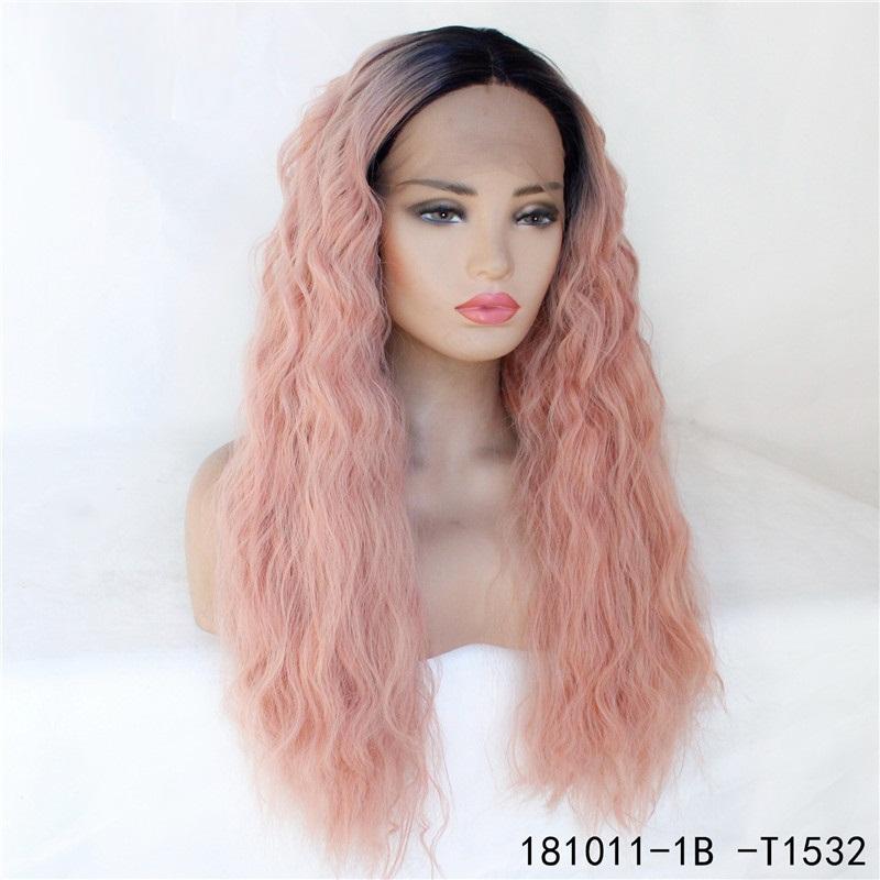 26inch highdefinition transparent lace forehead gradient color synthetic remy hair lace forehead wig simulation human hair wig, As the picture shows
26inch highdefinition transparent lace forehead gradient color synthetic remy hair lace forehead wig simulation human hair wig, As the picture shows