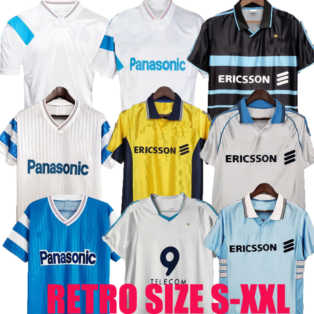 90 91 92 93 98 99 00 03 04 Retro Marseille Soccer Jersey HOME AWAY THIRD Commemorate Shirt BALNC DESCHAMPS PAPIN BOLI DESAILLY Dugarry VOLLER Football PIRES Ravanelli, 99 00 home
90 91 92 93 98 99 00 03 04 Retro Marseille Soccer Jersey HOME AWAY THIRD Commemorate Shirt BALNC DESCHAMPS PAPIN BOLI DESAILLY Dugarry VOLLER Football PIRES Ravanelli, 99 00 home