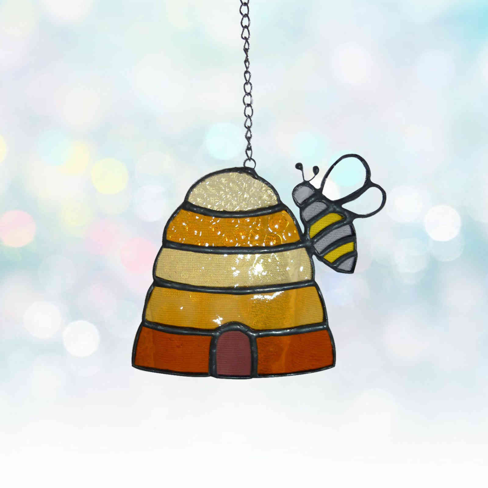 Bee day sign hanging decorationon sign interior handcrafted outdoor door hanging window listing family garden pendant