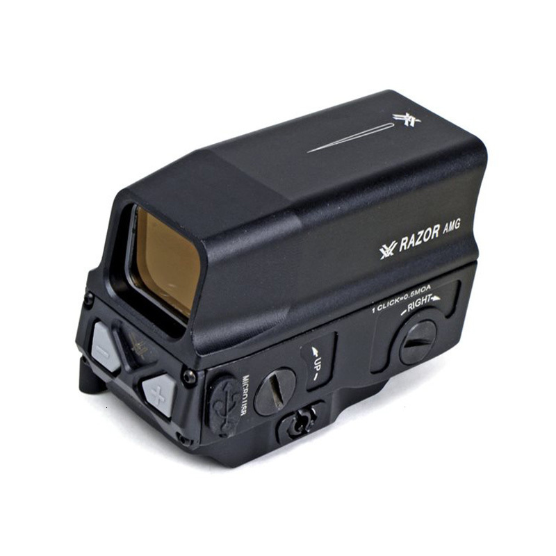 Optical UH-1 Holographic Sight Red Dot Sight Reflex sight USB Charge for 20mm Mount Airsoft Hunting Rifle Black, Green
Optical UH-1 Holographic Sight Red Dot Sight Reflex sight USB Charge for 20mm Mount Airsoft Hunting Rifle Black, Green