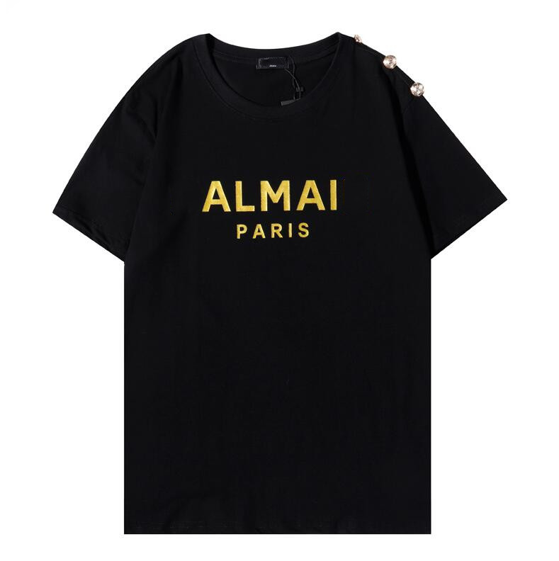 2021 summer mens and womens T Shirt fashion brand short sleeved Paris casual loose cotton Shirts, White
2021 summer mens and womens T Shirt fashion brand short sleeved Paris casual loose cotton Shirts, White