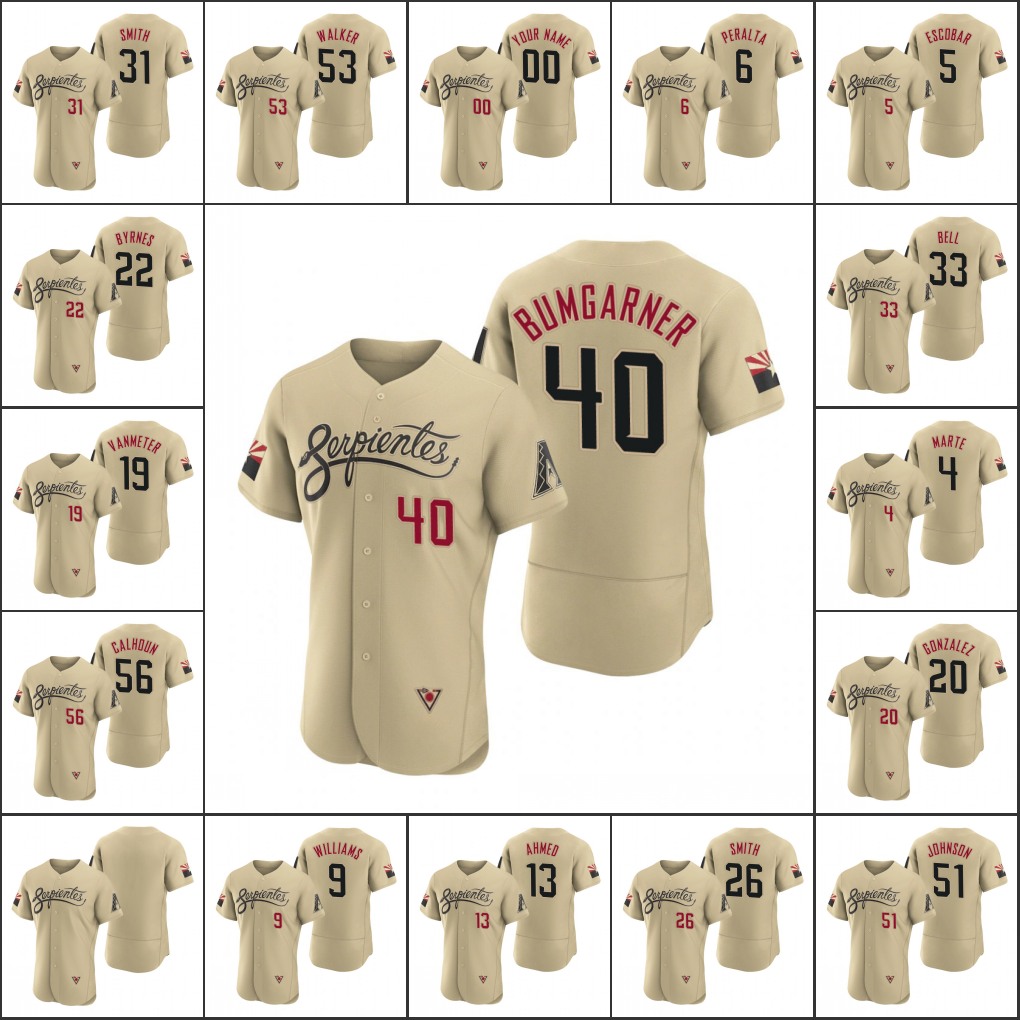 College Baseball Wears Arizona's Diamondbacks Men #5 Eduardo Escobar 4 Ketel Marte 40 Madison Bumgarner 51 Randy Johnson Women Youth Cu, Black
College Baseball Wears Arizona's Diamondbacks Men #5 Eduardo Escobar 4 Ketel Marte 40 Madison Bumgarner 51 Randy Johnson Women Youth Cu, Black