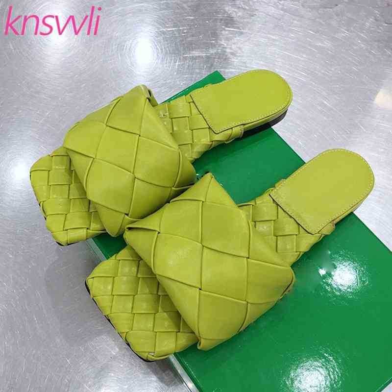 Candy Color Braided Slippers Flats Mules Designer Woman Casual Beach Shoes Ladies Weave Sandals Women Summer Slides, Red
Candy Color Braided Slippers Flats Mules Designer Woman Casual Beach Shoes Ladies Weave Sandals Women Summer Slides, Red