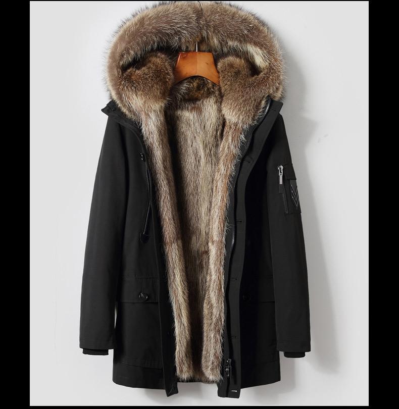 Men's Trench Coats Mens Long Leather Coat Real Raccoon Fur Liner And Collar Genuine Fashion Men, 02
Men's Trench Coats Mens Long Leather Coat Real Raccoon Fur Liner And Collar Genuine Fashion Men, 02