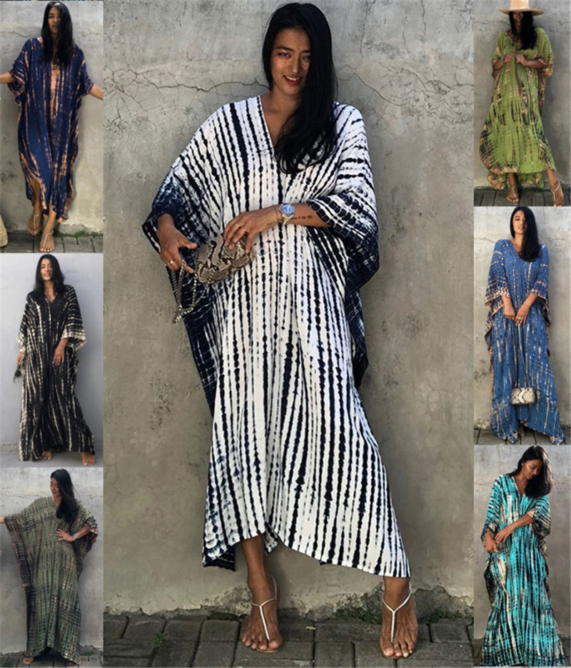 Short Sleeve Casual Beach Dress Beachwear Long Gown Cover Up Women Kaftan, Please leave a message
Short Sleeve Casual Beach Dress Beachwear Long Gown Cover Up Women Kaftan, Please leave a message