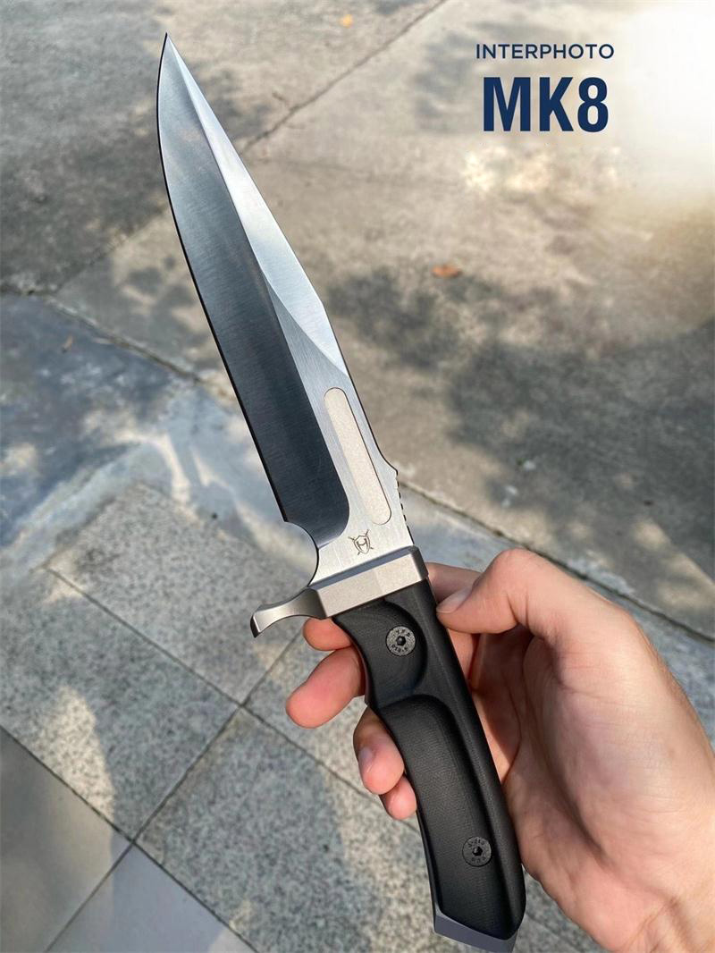 Mk8 Single Armguard Tactical Fixed knife A8 steel blade Sandblasting of titanium alloy for hand protection Camping Tactical outdoor tools
Mk8 Single Armguard Tactical Fixed knife A8 steel blade Sandblasting of titanium alloy for hand protection Camping Tactical outdoor tools