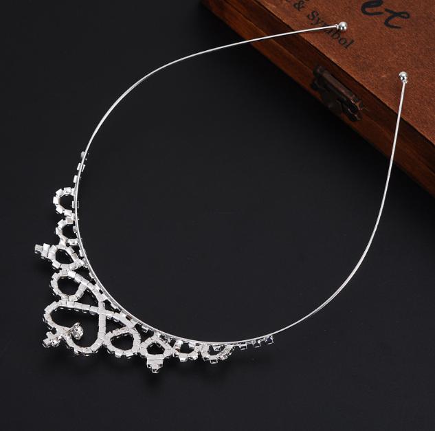 2021 Baby Girls Princess Hairband Child Party Bridal Crown Headband Crystal Diamond Tiara Hair Hoop Hair bands Accessories