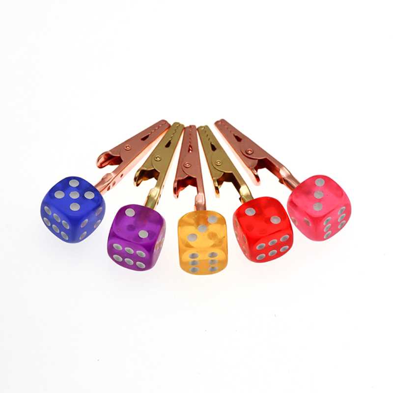 Personality Portable Dice Bracket Clip Household Smoking Accessories Support Stand Dry Herb Tobacco Preroll Cigarette Fixed Holder Clamp Tongs
