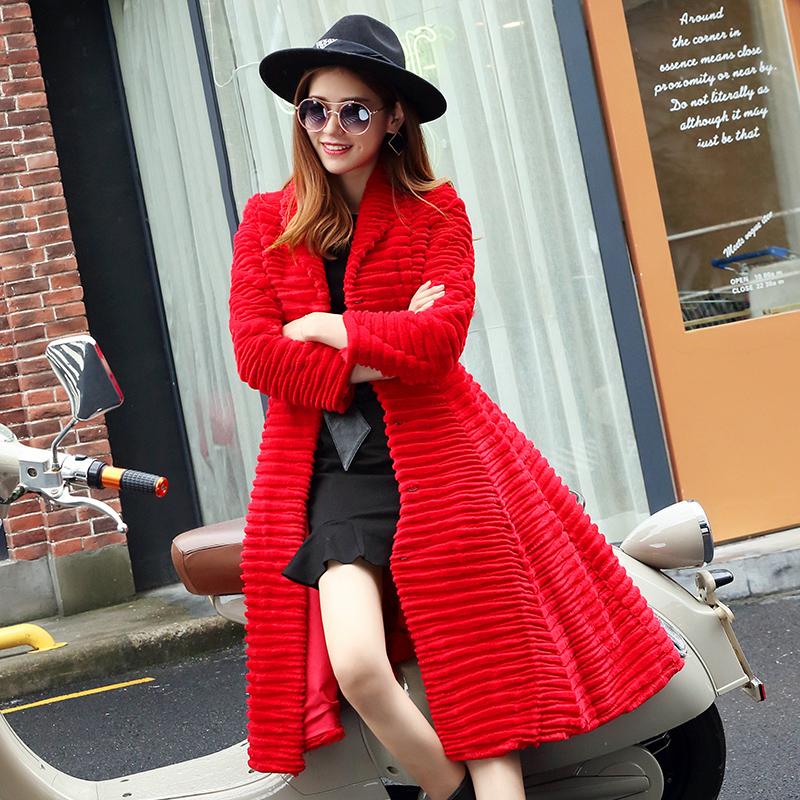 Women' Fur & Faux Korean Style Lady Real Sheared Coat Jacket Turn Down Collar Autumn Winter Women Trench Outerwear Coats VF1087, Red
Women' Fur & Faux Korean Style Lady Real Sheared Coat Jacket Turn Down Collar Autumn Winter Women Trench Outerwear Coats VF1087, Red