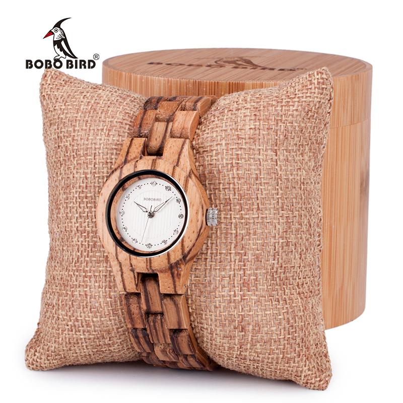 Wristwatches BOBO BIRD Women Watches Wooden Wrist Watch Quartz With Diamond Folding Clasp In Gift Box Ladies Custom Logo, O29
Wristwatches BOBO BIRD Women Watches Wooden Wrist Watch Quartz With Diamond Folding Clasp In Gift Box Ladies Custom Logo, O29