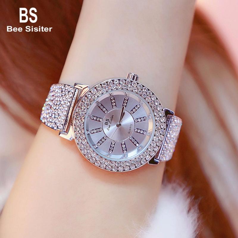 Wristwatches Bee Sister Women Luxury Watches Full Rhinestone Mosaic Hardlex Dial Bracelet Design Waterproof Ladies Fashion Wristwatch FA1009, Gold
Wristwatches Bee Sister Women Luxury Watches Full Rhinestone Mosaic Hardlex Dial Bracelet Design Waterproof Ladies Fashion Wristwatch FA1009, Gold
