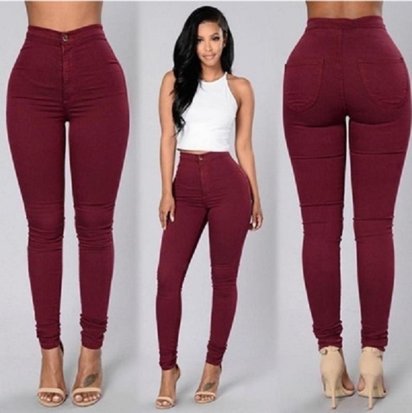 Women Stretch Jeans Denim Black White Skinny Leggings for Womens High Waist Pencil Pants Thin Trousers Plus Size S-4XL