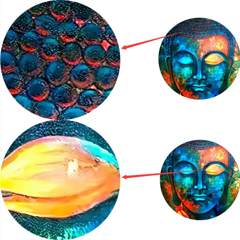 Buddha Pictures Abstarct Colorful Posters Canvas Painting Wall Art For Living Room Entrance Bedroom Modern Decoration NO FRAME