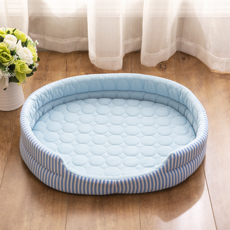 Pet Bed Ice Sik Dog Bed Pad Summer Ice Pad Coo Cod Sik Moisture-Proof Cooer Sofa Mats Portabe A Season Pet Accessories, Blue
Pet Bed Ice Sik Dog Bed Pad Summer Ice Pad Coo Cod Sik Moisture-Proof Cooer Sofa Mats Portabe A Season Pet Accessories, Blue
