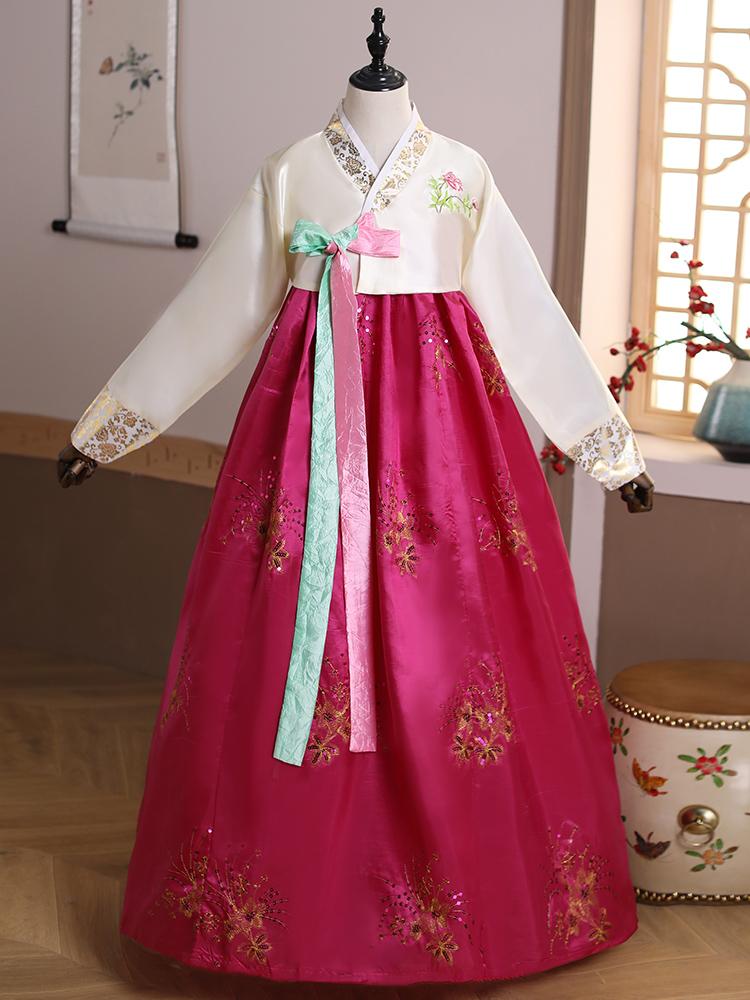 Ethnic Clothing Korean Minority Dance Big Swing Skirt Performance Stage Costume Traditional Ladies Hanbok
Ethnic Clothing Korean Minority Dance Big Swing Skirt Performance Stage Costume Traditional Ladies Hanbok