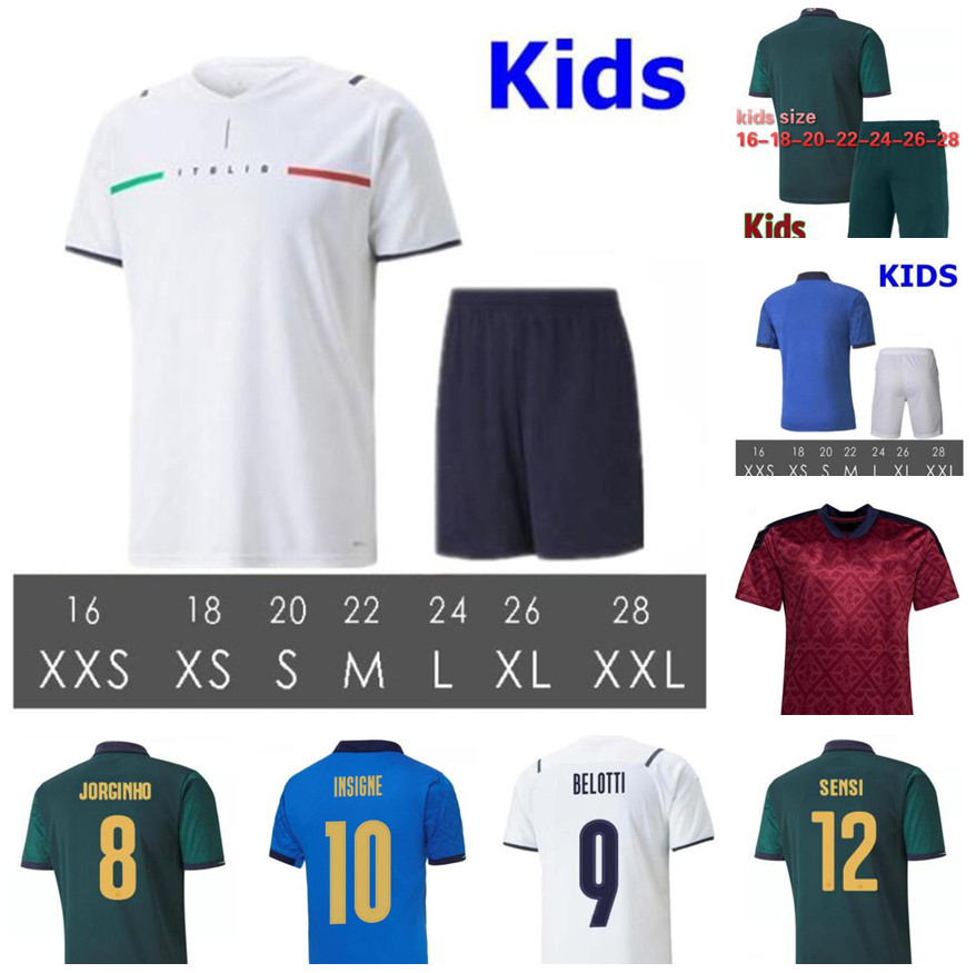 man kids kit 21 22 player version italy soccer jersey home barella sensi insigne italia away white third chiellini belotti maillot de foot, Black;yellow
man kids kit 21 22 player version italy soccer jersey home barella sensi insigne italia away white third chiellini belotti maillot de foot, Black;yellow