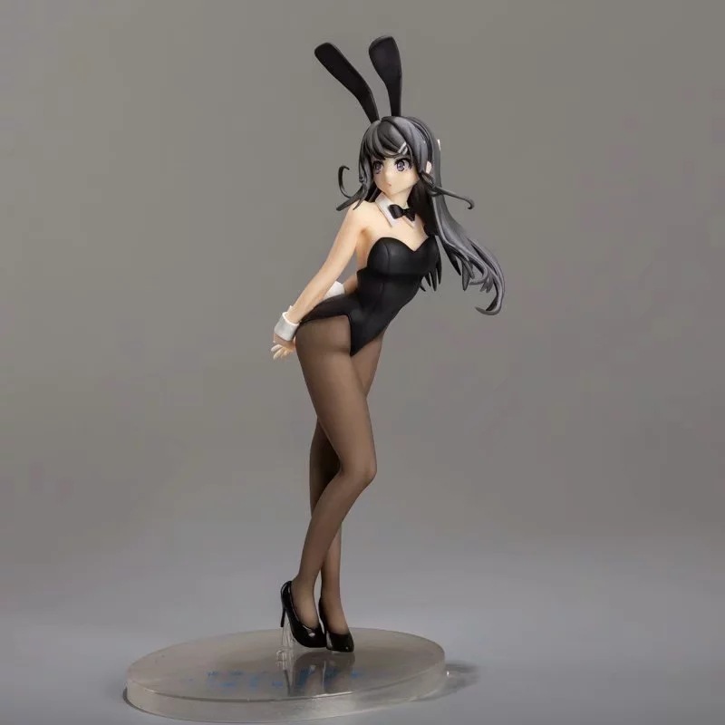 

Anime Sexy Girls Figure Sakurajima Mai Bunny Ver. 1/7 Scale Painted PVC Action Figure Collectible Model Adult Toy Doll Gift 27cm Q0522, Without retail box