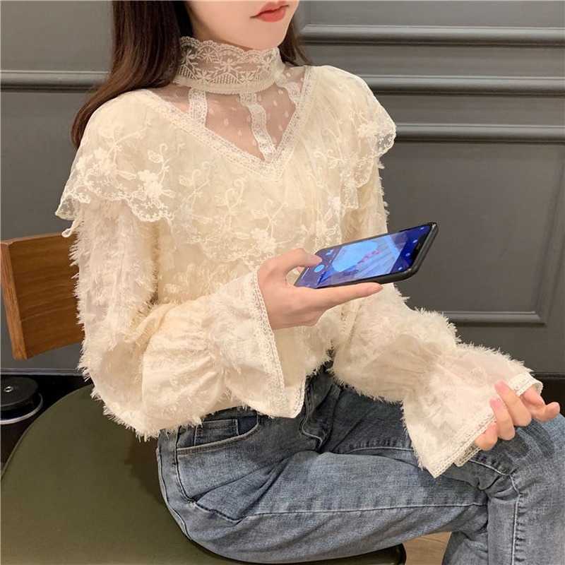 Elegant Ruffles Long Sleeve Tassel Tops Korean Lace Women Casual Office Blouse Spring Party Clothing Ladies 210604, White tassel tops
Elegant Ruffles Long Sleeve Tassel Tops Korean Lace Women Casual Office Blouse Spring Party Clothing Ladies 210604, White tassel tops