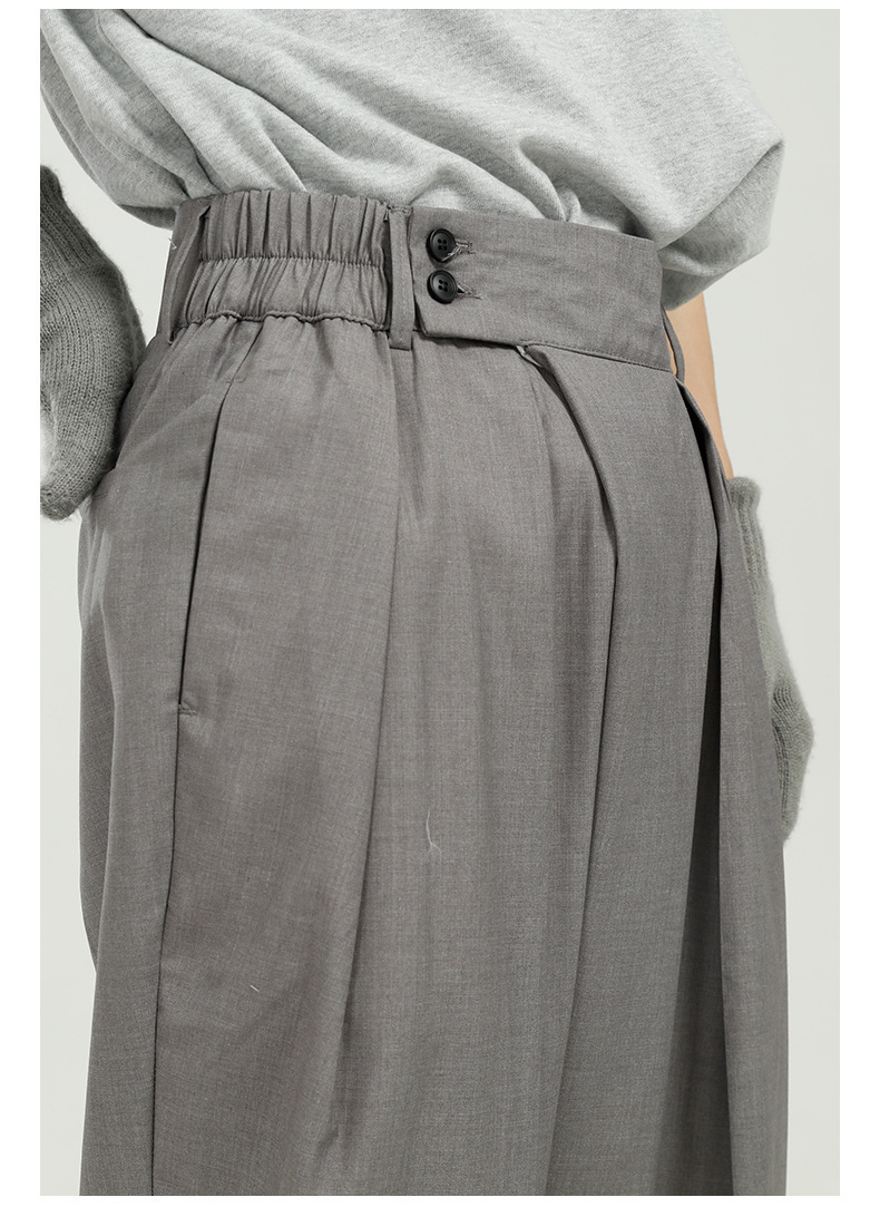 IEFB Men's Clothing Spring Summer Loose Straight Trousers Men's Wide Leg Harem Pants Men's Trend Casual Pants 9Y7154 210524