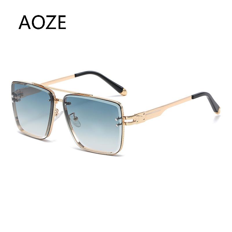 Sunglasses AOZE2022 Vintage For Men Women's Fashion Luxury Designer Car Driving Glasses Gothic Decorative Eyeglasses
Sunglasses AOZE2022 Vintage For Men Women's Fashion Luxury Designer Car Driving Glasses Gothic Decorative Eyeglasses