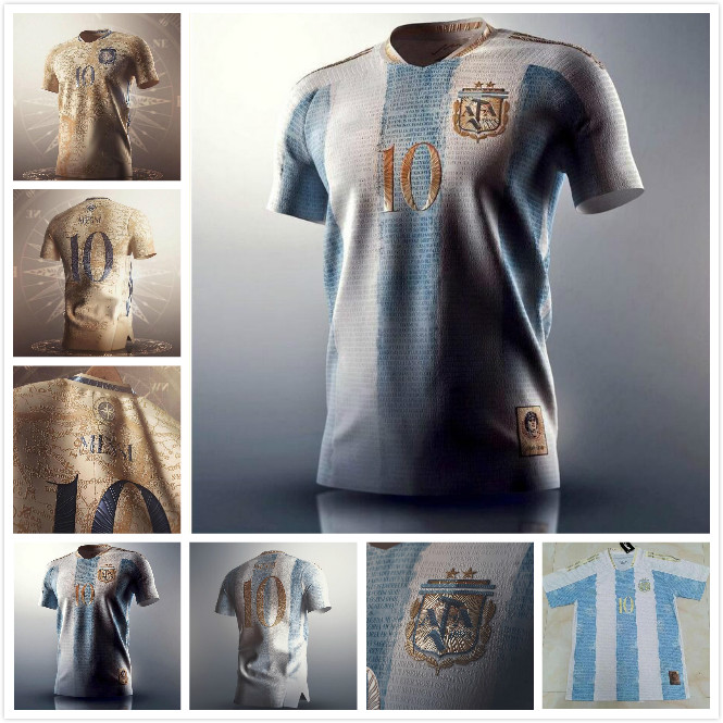 2021 2022 Men ARGENTINA CONCEPT soccer jersey Maradona special badge golden elements 10 Messi football shirt, 21/22
2021 2022 Men ARGENTINA CONCEPT soccer jersey Maradona special badge golden elements 10 Messi football shirt, 21/22
