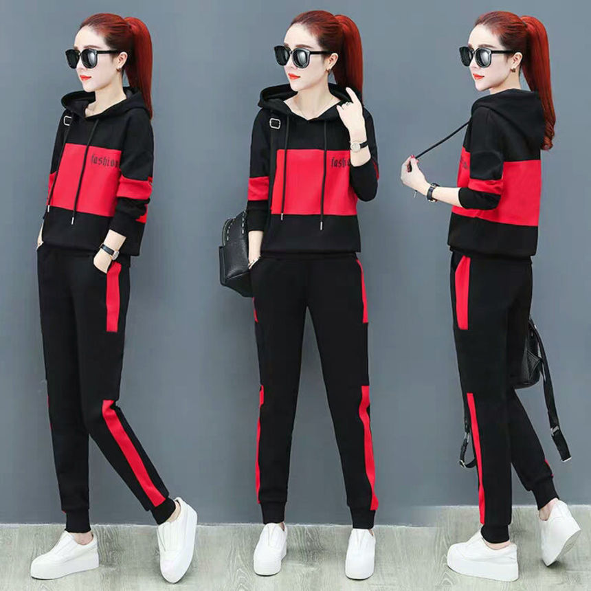 2021 autumn new sportswear casual korean version loose and thin hooded sweater large women's fashion, Gray
2021 autumn new sportswear casual korean version loose and thin hooded sweater large women's fashion, Gray