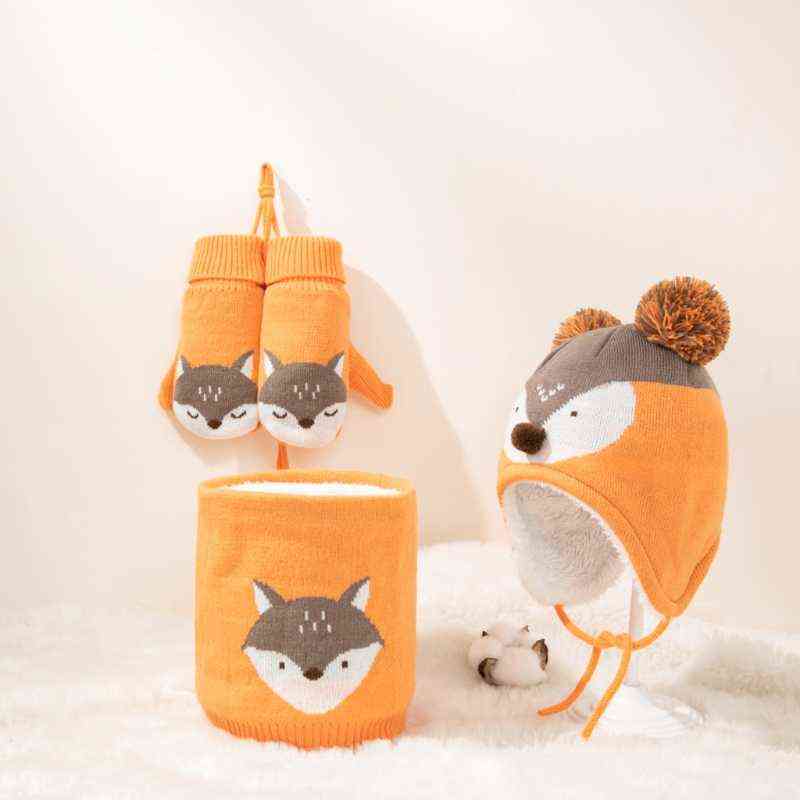 3pcs Cute Baby Winter Hat Thicken Warmer Children Glove Scarf Set Suits for Girls Boys Cartoon Knitted Kids Cap Newborn
3pcs Cute Baby Winter Hat Thicken Warmer Children Glove Scarf Set Suits for Girls Boys Cartoon Knitted Kids Cap Newborn