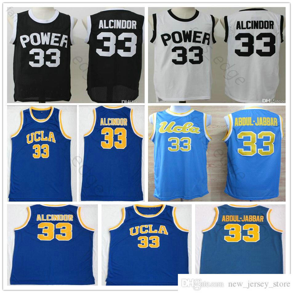 NCAA Power Memorial Academy High School #33 Lewis Alcindor Jr. Basketball Jersey Kareem Abdul-Jabbar UCLA Bruins College Mens Jerseys Shirts, Black
NCAA Power Memorial Academy High School #33 Lewis Alcindor Jr. Basketball Jersey Kareem Abdul-Jabbar UCLA Bruins College Mens Jerseys Shirts, Black