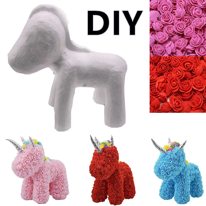 DIY Unicorn Bear Foam Roses 500pcs 3.5cm Artificial Foam Flower Heads PE Rose Bear Accessories Valentine's Gift Drop T200509, Grey bear
DIY Unicorn Bear Foam Roses 500pcs 3.5cm Artificial Foam Flower Heads PE Rose Bear Accessories Valentine's Gift Drop T200509, Grey bear