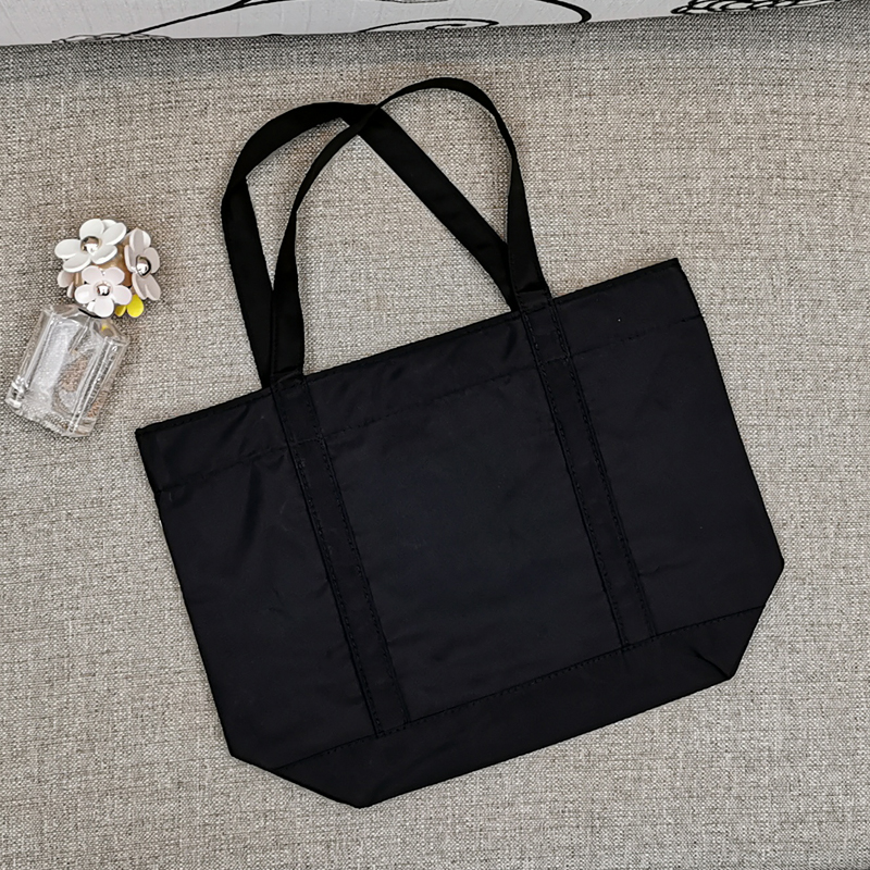 Fashion black shopping bag women storage bags thick pearl sequins outing travel portable shoulder bale for ladies favorite vogue items VIP gifts